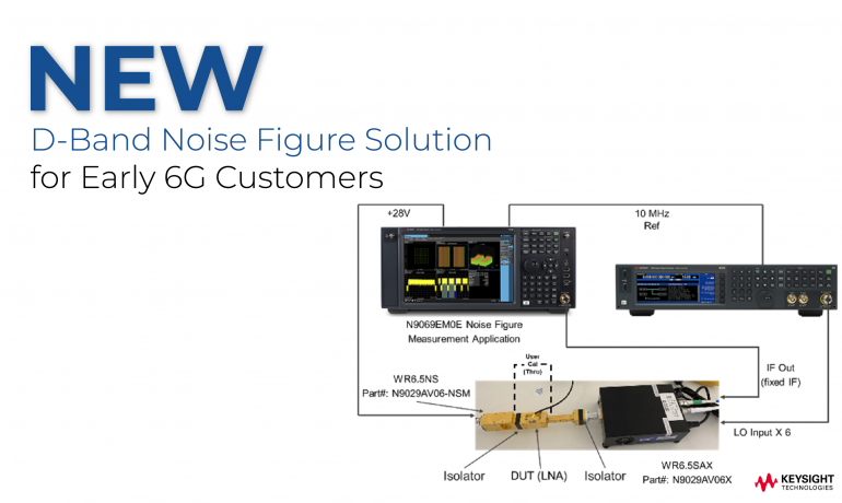 New D-Band Noise Figure Solution for Early 6G Customers