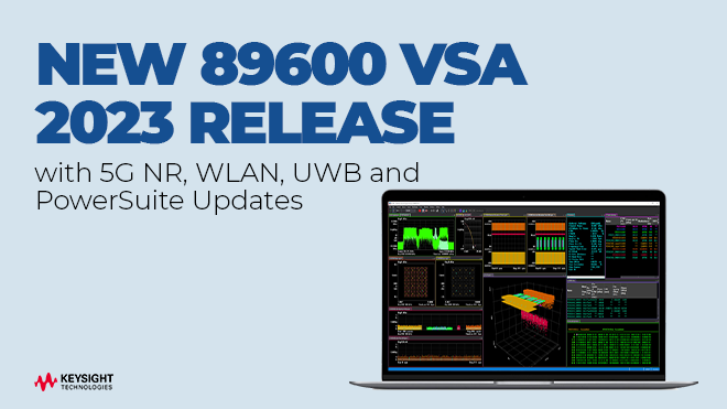 New 89600 VSA 2023 Release