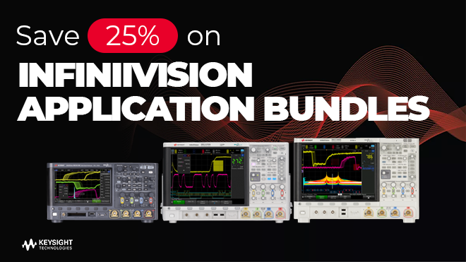 Save 25% on InfiniiVision Application Bundles
