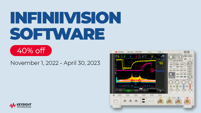 InfiniiVision Software 40% off