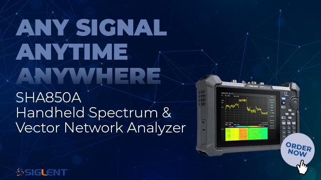 NEW SHA850A - Handheld Spectrum & Vector Network Analyzer