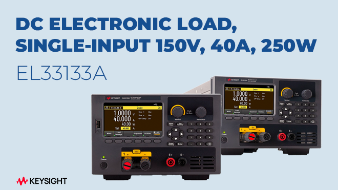 EL33133A DC Electronic Load, Single-Input: 150V, 40A, 250W