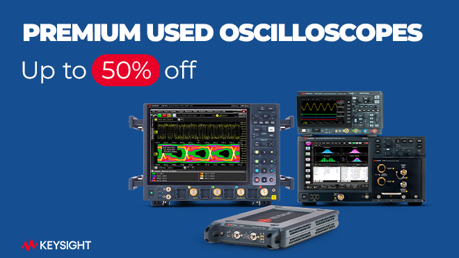 Premium Used Oscilloscopes - Up to 50% off