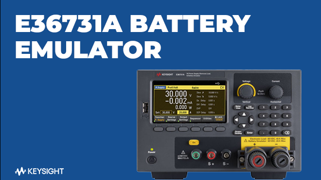 E36731A Battery Emulator