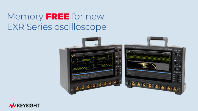 Memory FREE for new EXR Series oscilloscope