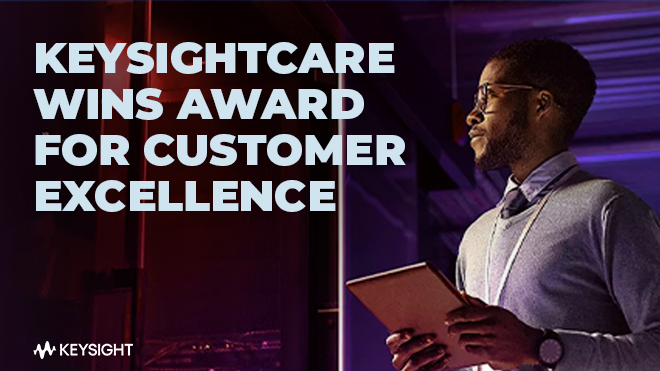 KeysightCare wins Award for Customer Excellence