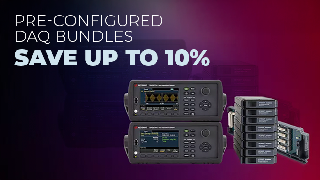 Pre-configured DAQ Bundles - Save up to 10%