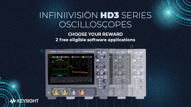 InfiniiVision HD3 Series oscilloscopes - Choose your reward