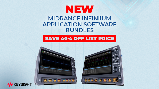 New Midrange Infiniium Application Software Bundles
