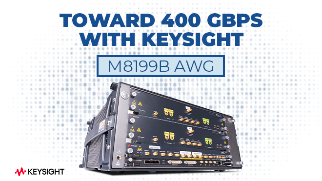 Toward 400 Gbps with Keysight M8199B AWG