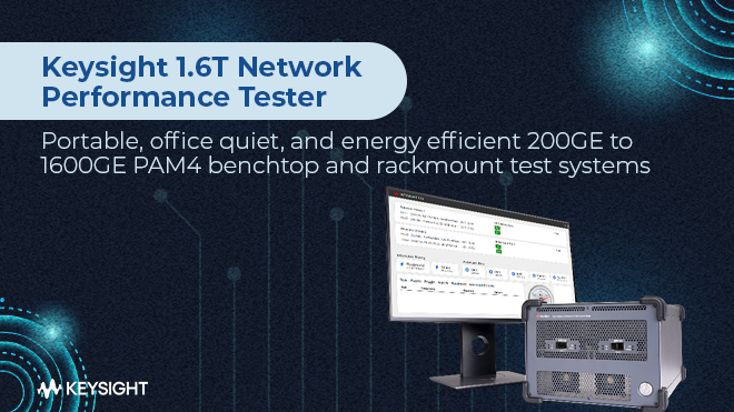 Keysight 1.6T Network Performance Tester