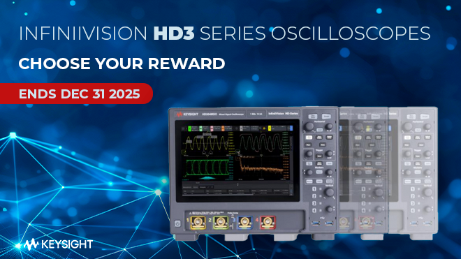 InfiniiVision HD3 Series oscilloscopes - Choose your reward