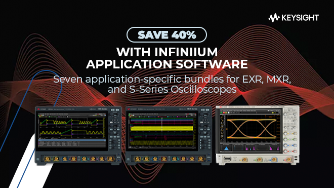Save 40% with Infiniium Application Software Bundles